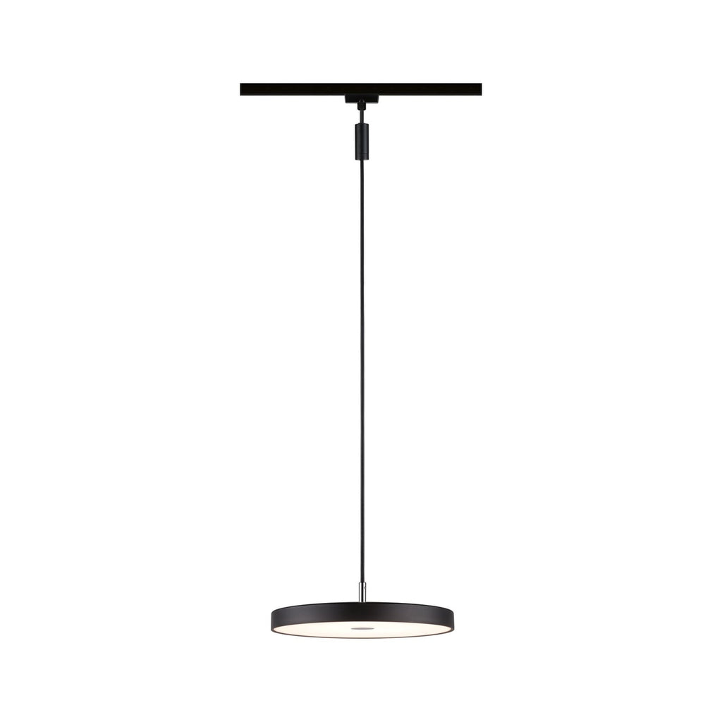URail LED pendellampe Hildor dimbar svart detalj