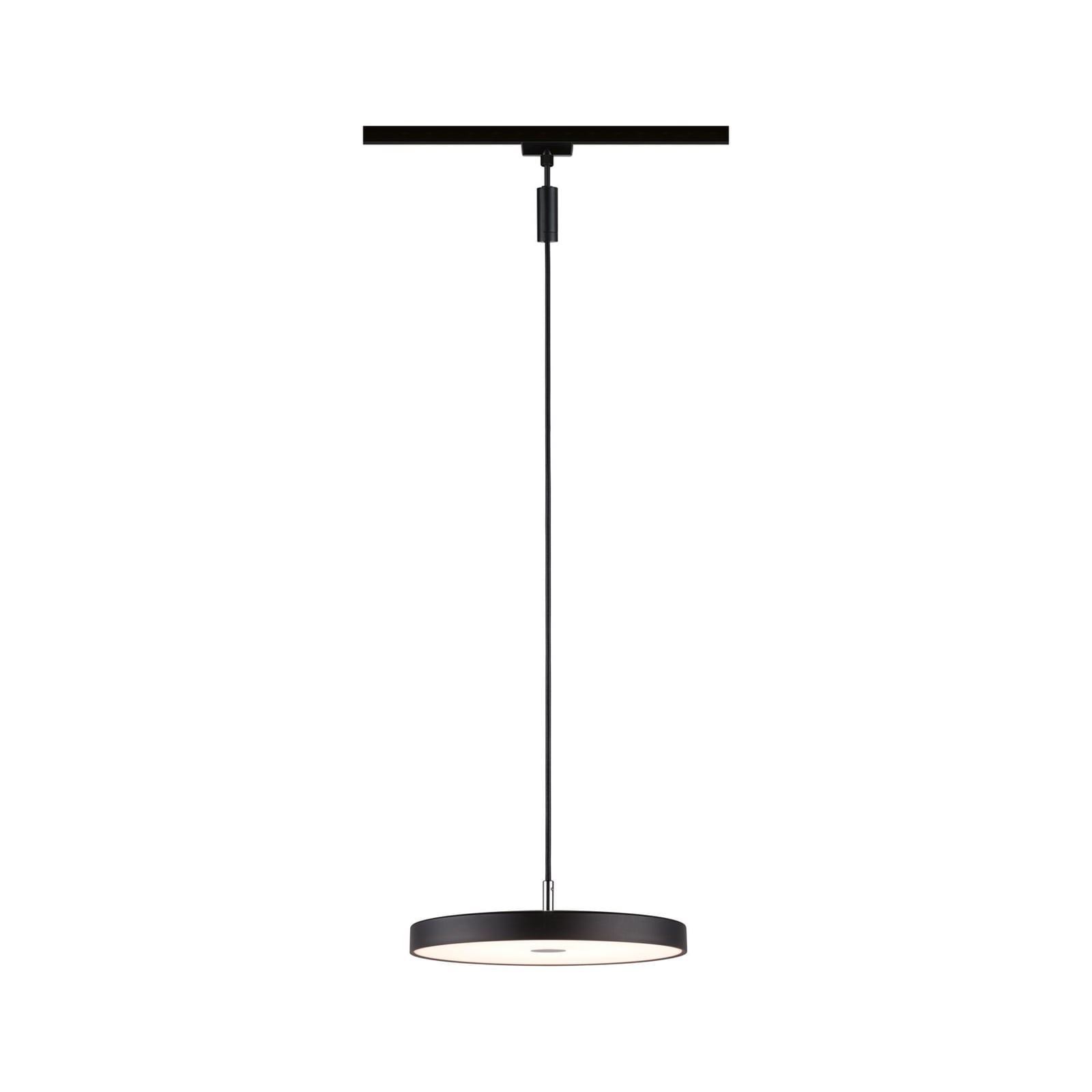 URail LED pendellampe Hildor dimbar svart detalj