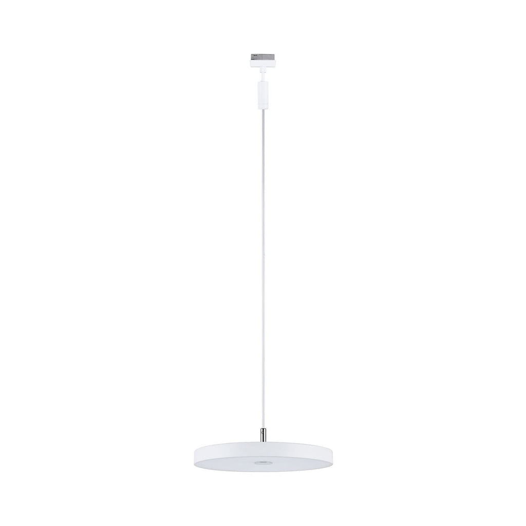 URail LED-pendellampe Hildor hvit Ø31 cm forfra