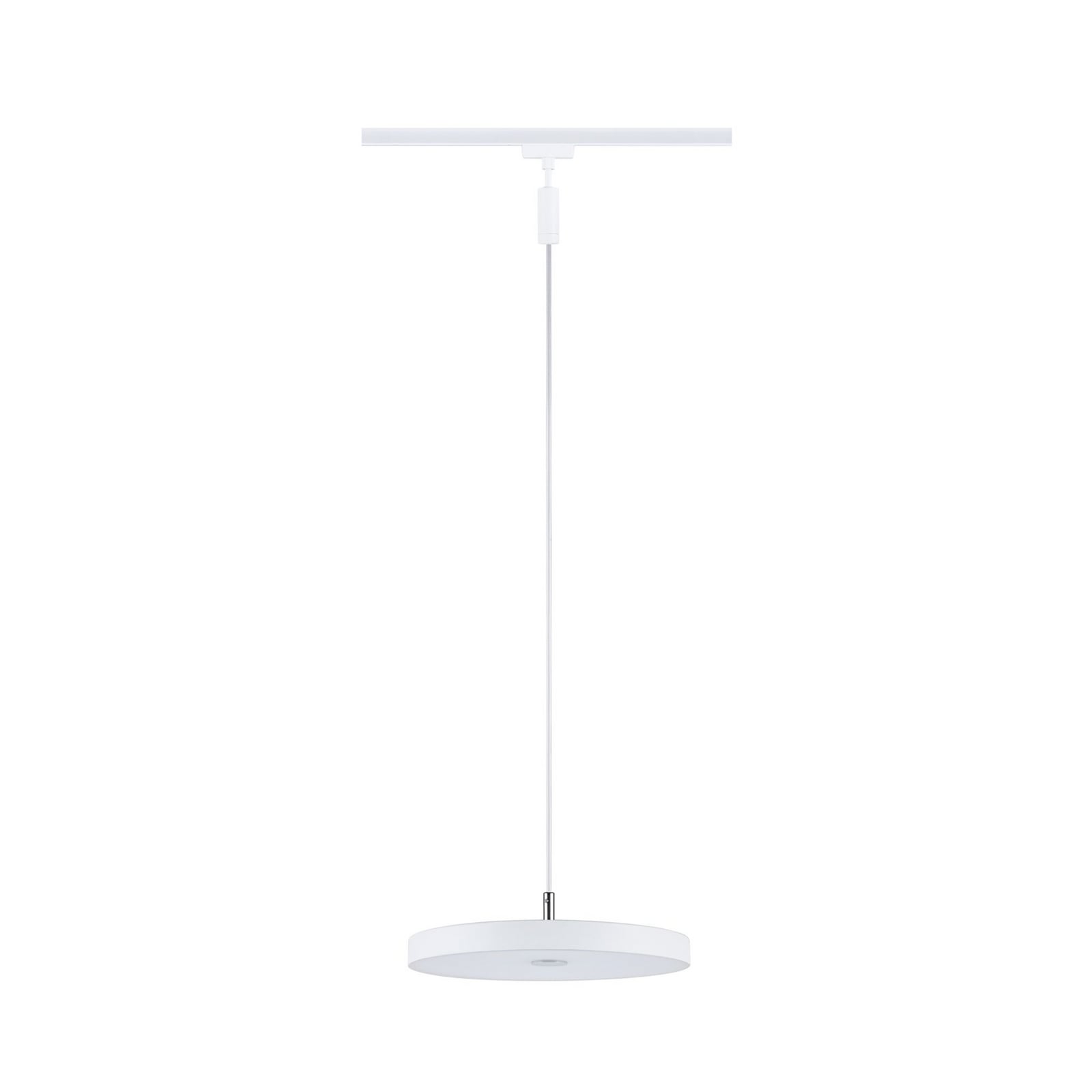 URail LED-pendellampe Hildor hvit Ø31 cm nærbilde av LED-lyskilde