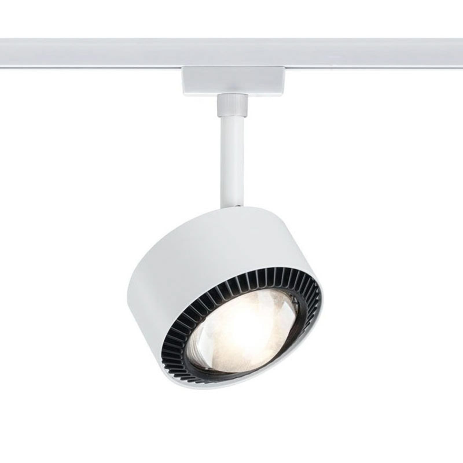 URail LED-spot Aldan dimbar hvit Ø9,8 cm bakside