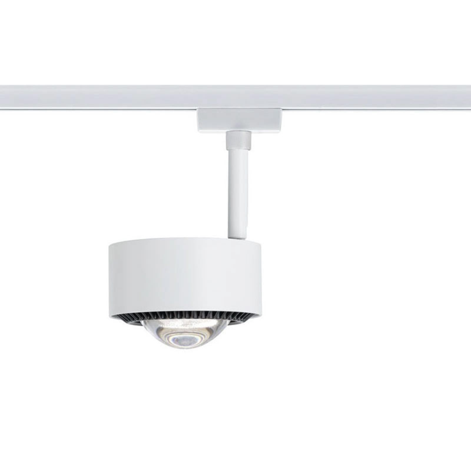 URail LED-spot Aldan dimbar hvit Ø9,8 cm vinklet