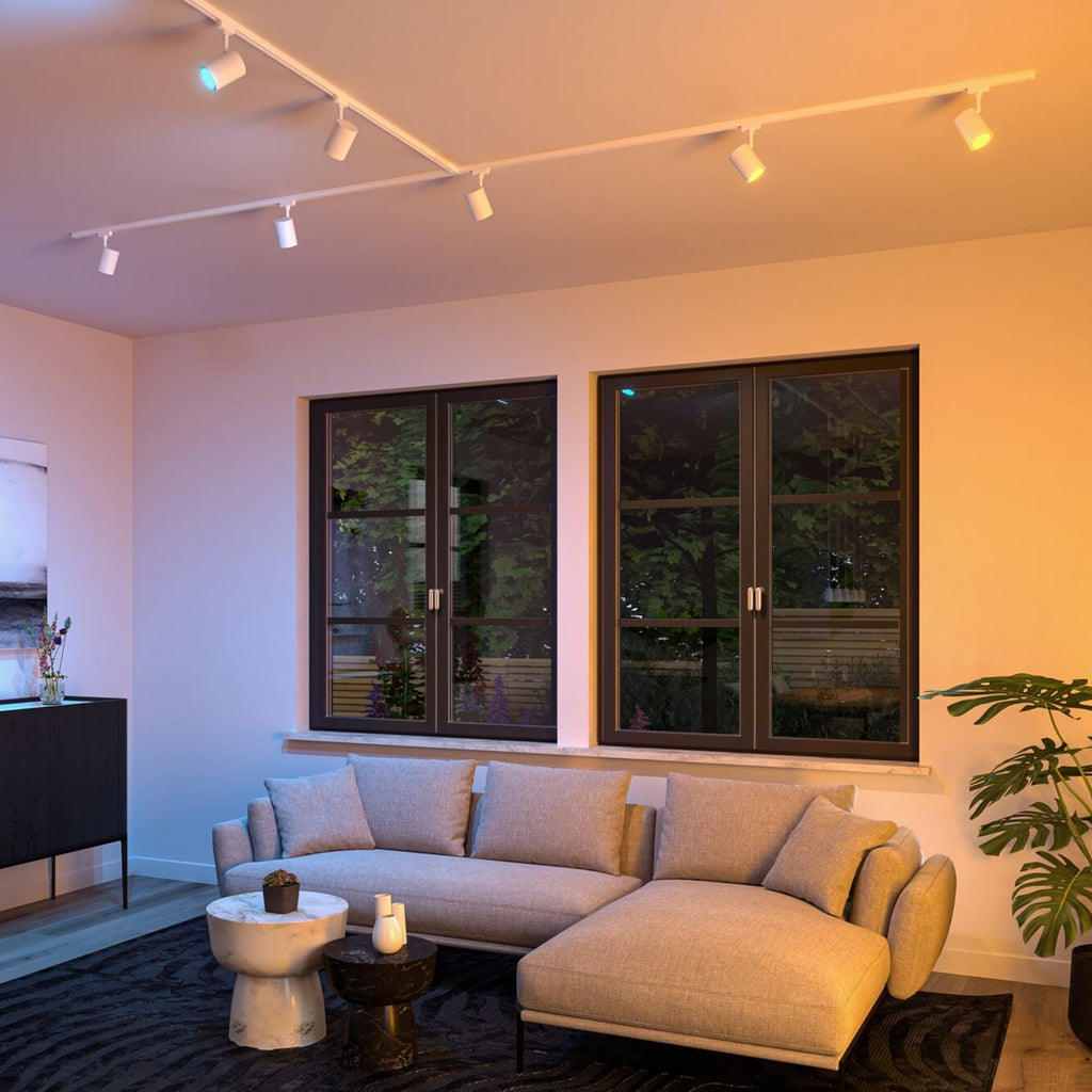 URail LED-spot Luxe Zigbee hvit GU10 RGB CCT dimbar - Paulmann