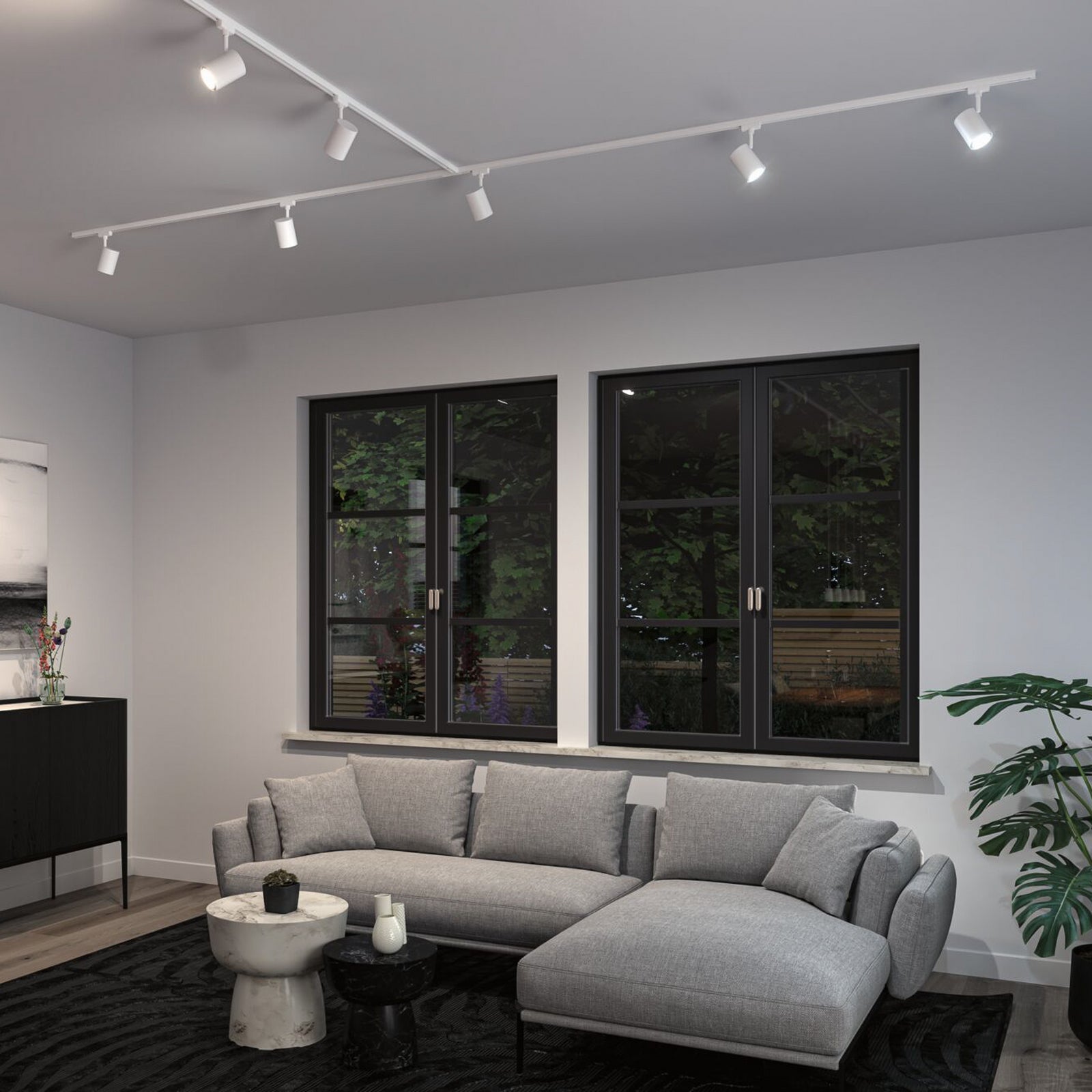 URail LED-spot Luxe Zigbee hvit GU10 RGB CCT dimbar - Paulmann