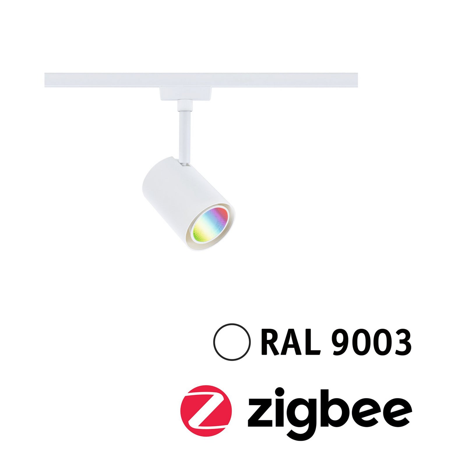 URail LED-spot Luxe Zigbee hvit GU10 RGB CCT dimbar - Paulmann