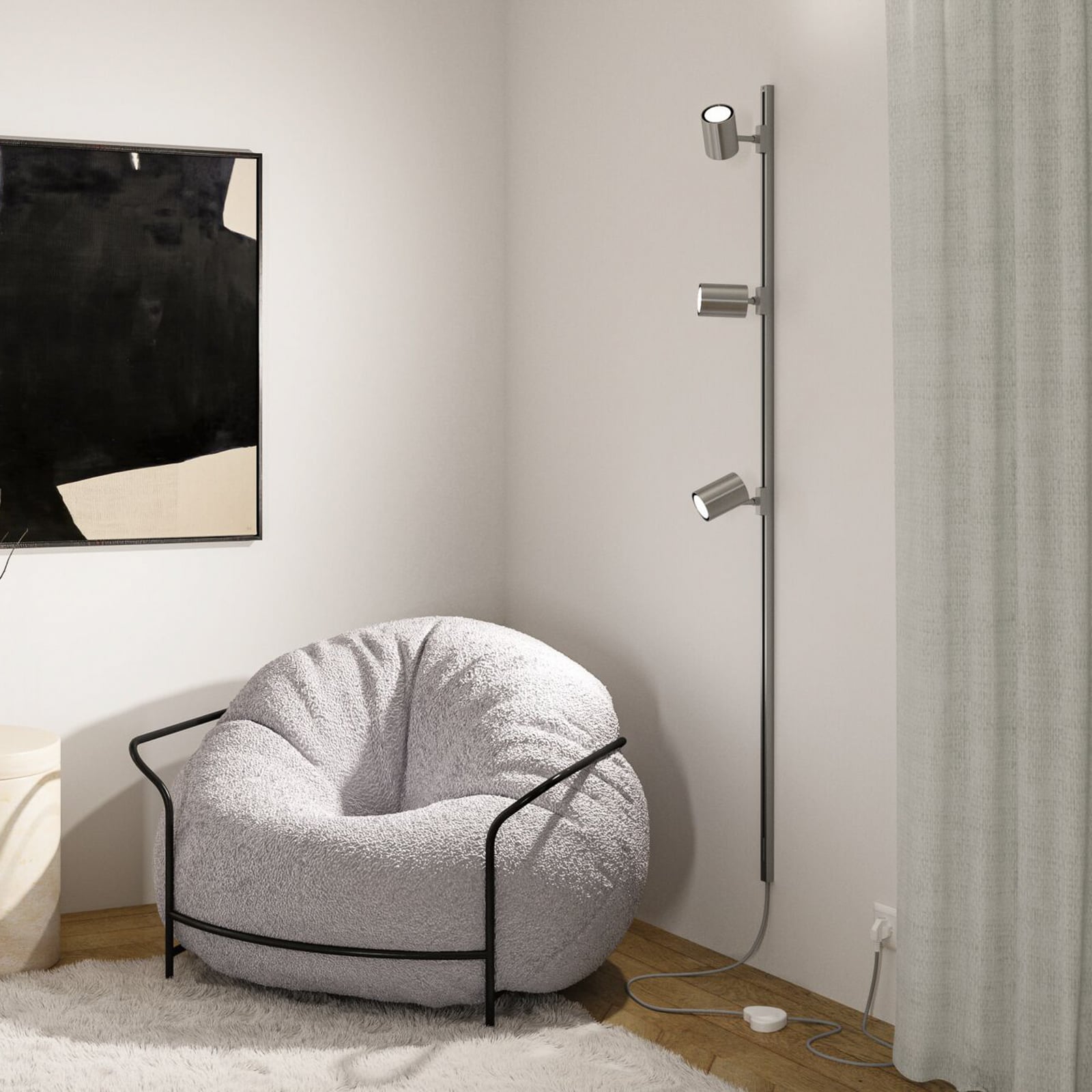 URail LED-spot Luxe Zigbee matt krom GU10 bakside