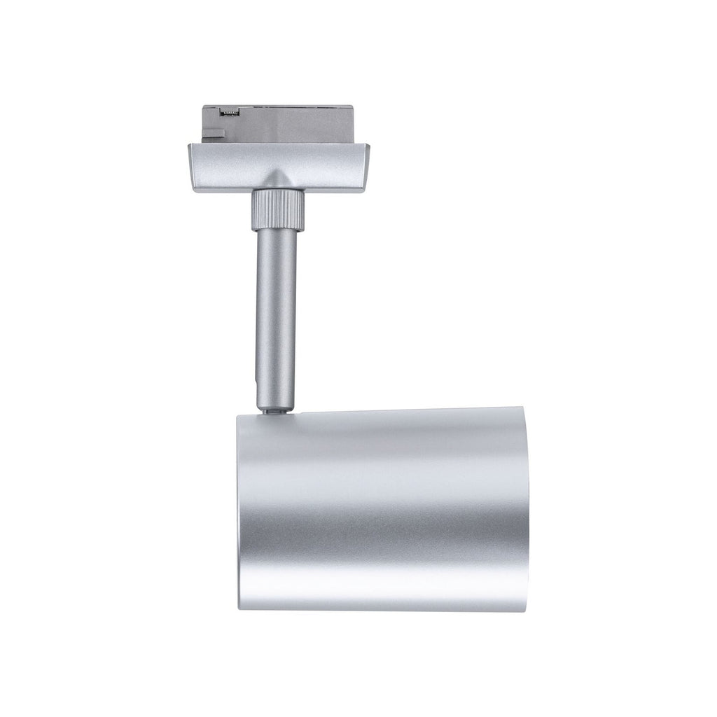 Sidevisning av URail LED-spot Luxe Zigbee matt krom GU10