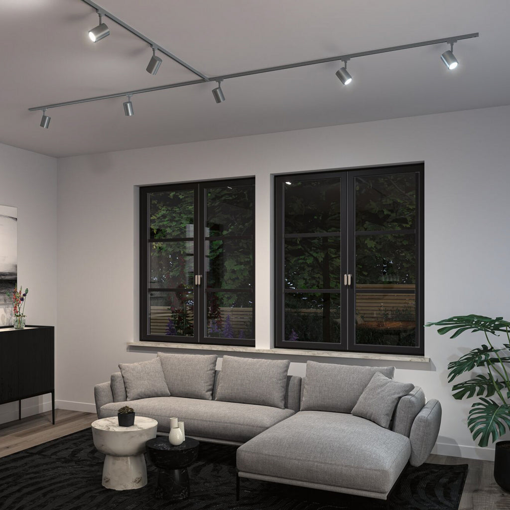 URail LED-spot Luxe Zigbee matt krom GU10 i moderne rom
