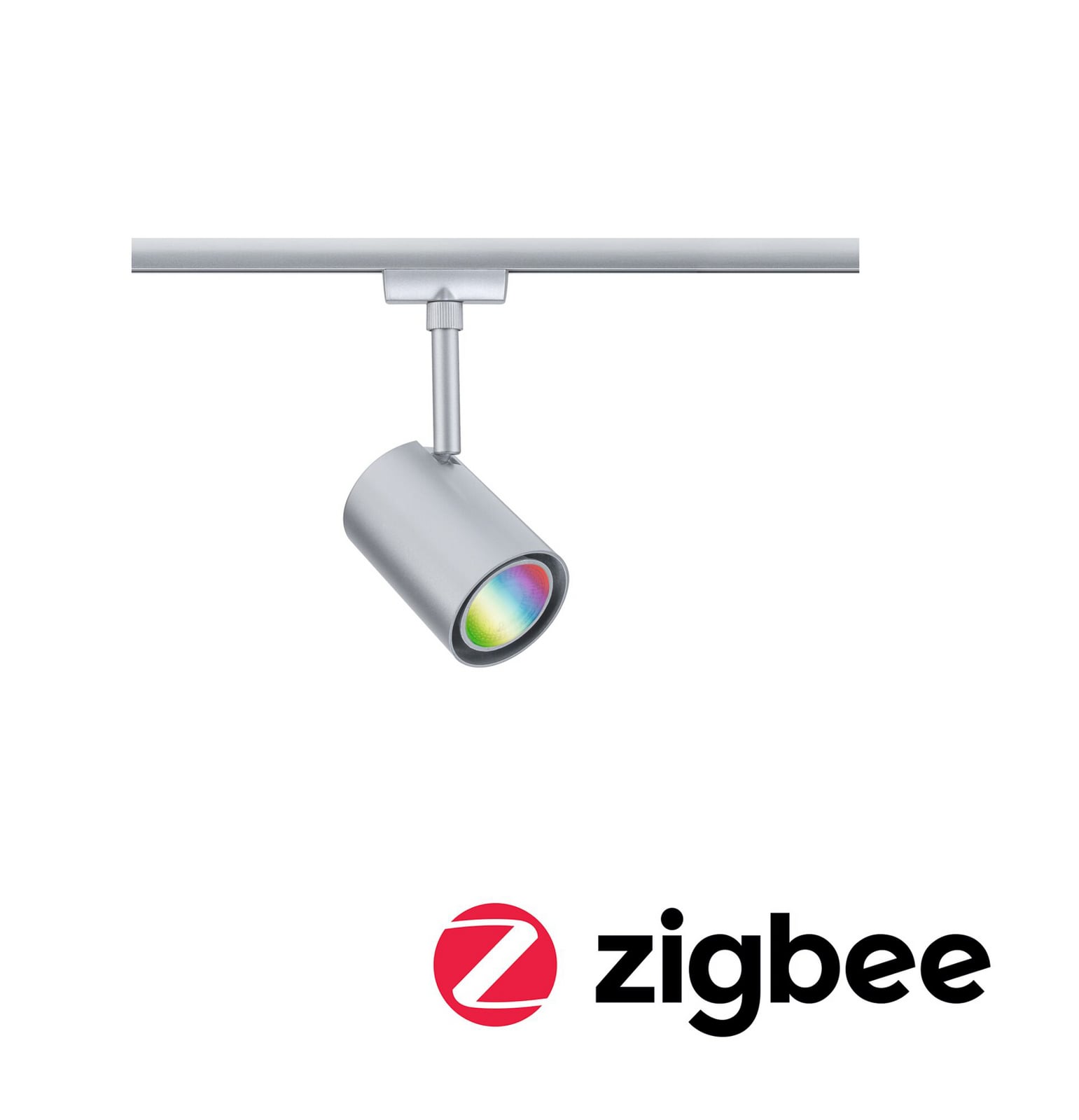 URail LED-spot Luxe Zigbee matt krom GU10 med farget lys