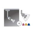 URail LED-spot svingbar matt krom GZ10 3,5W dimbar - Paulmann forfra
