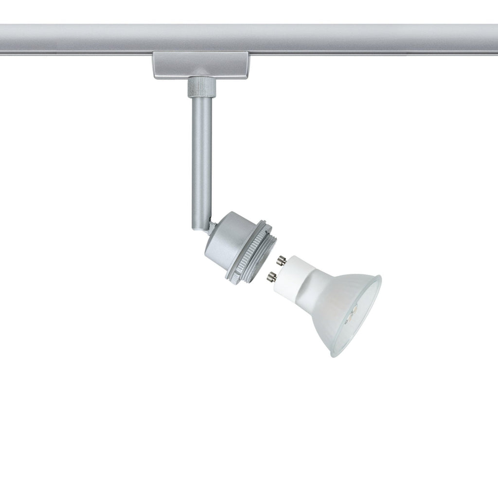 URail LED-spot svingbar matt krom GZ10 3,5W dimbar - Paulmann nærbilde av lampehode