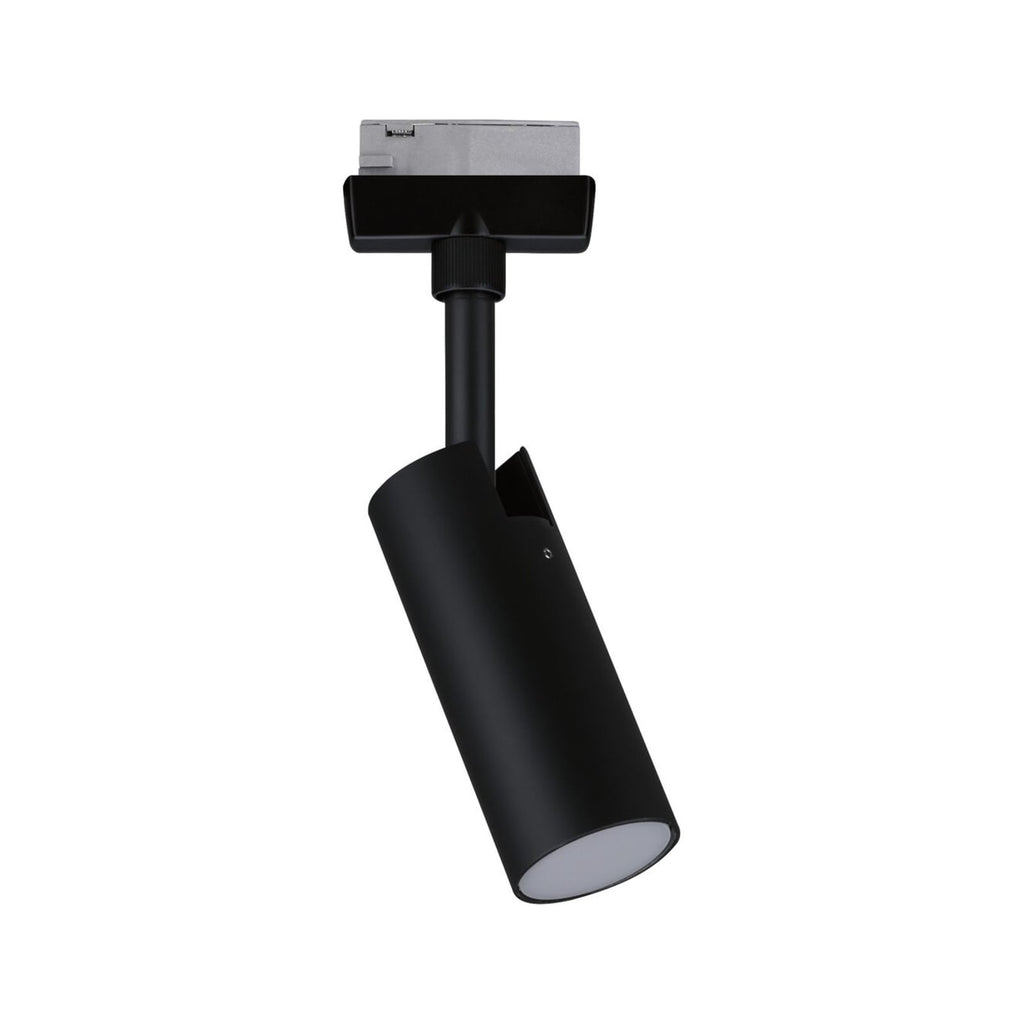 URail LED-spot Tubo svart matt detalj