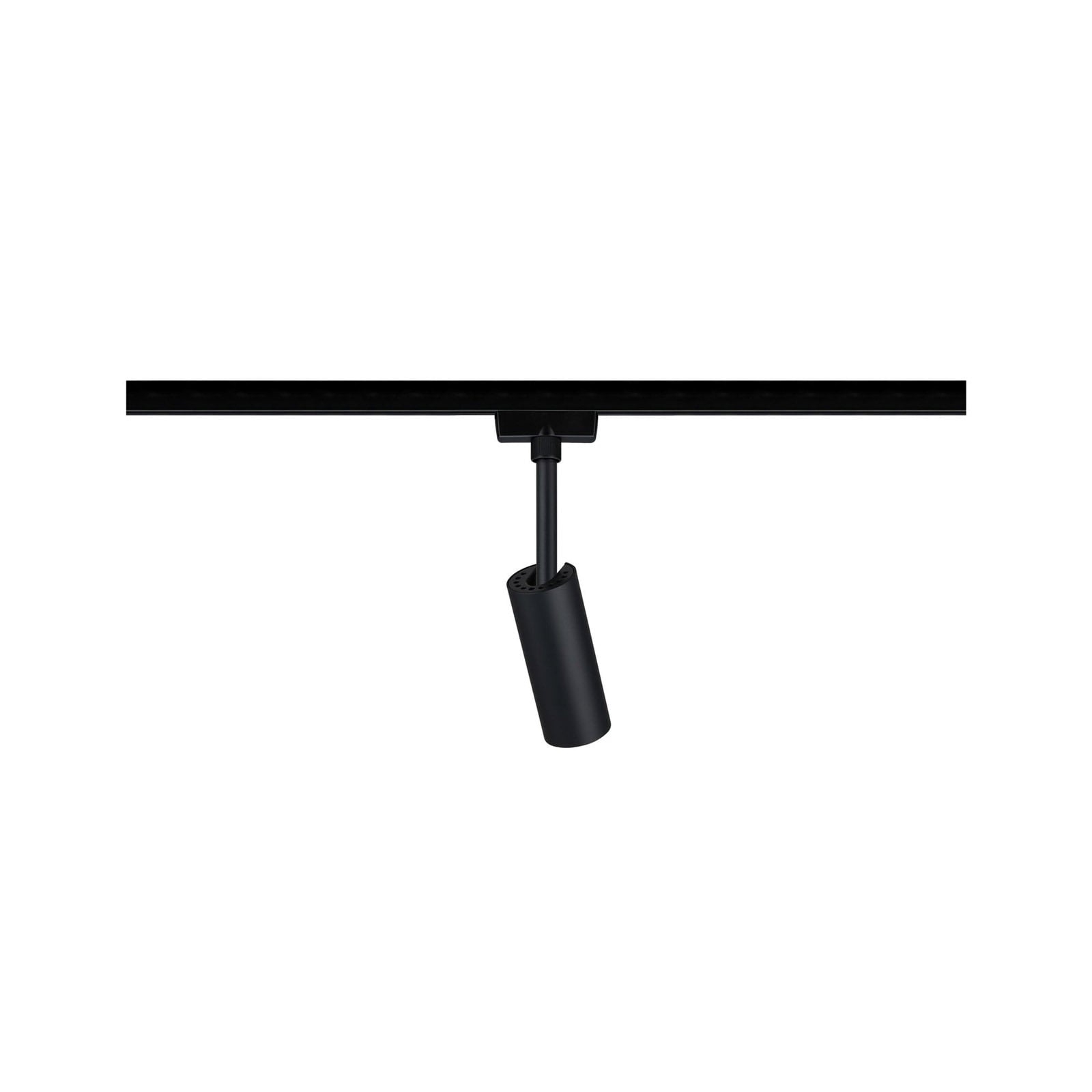 URail LED-spot Tubo svart matt side