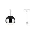 URail pendellampe Capsule II svart/krom dimbar 6W 2700K forfra