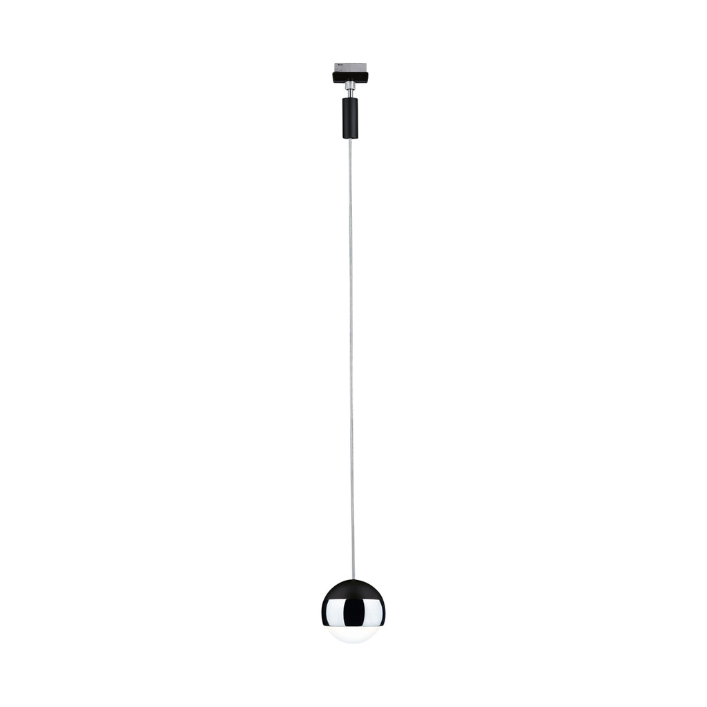 URail pendellampe Capsule II svart/krom dimbar 6W 2700K side