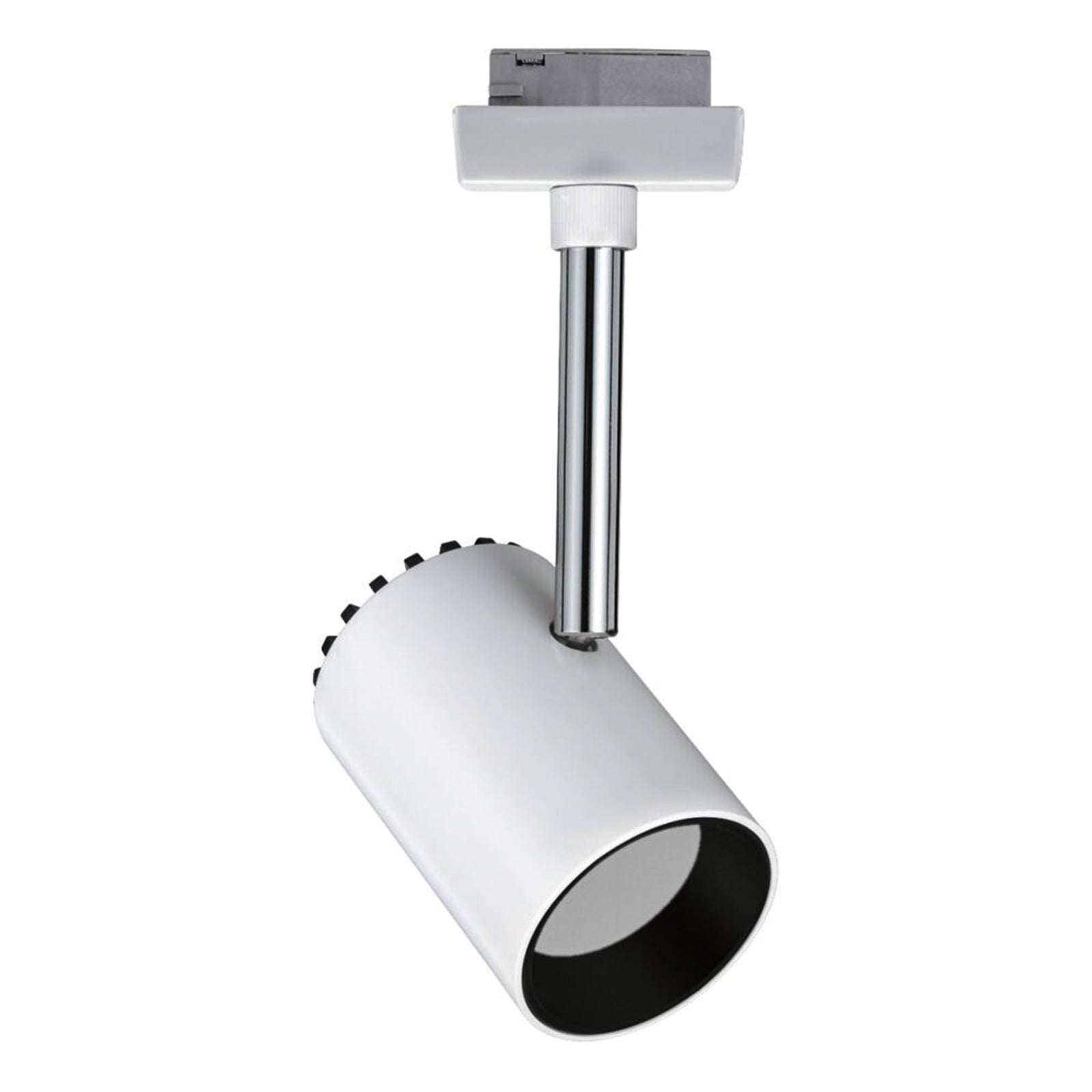 URail Shine LED-spot hvit svingbar 5W varmhvit forfra