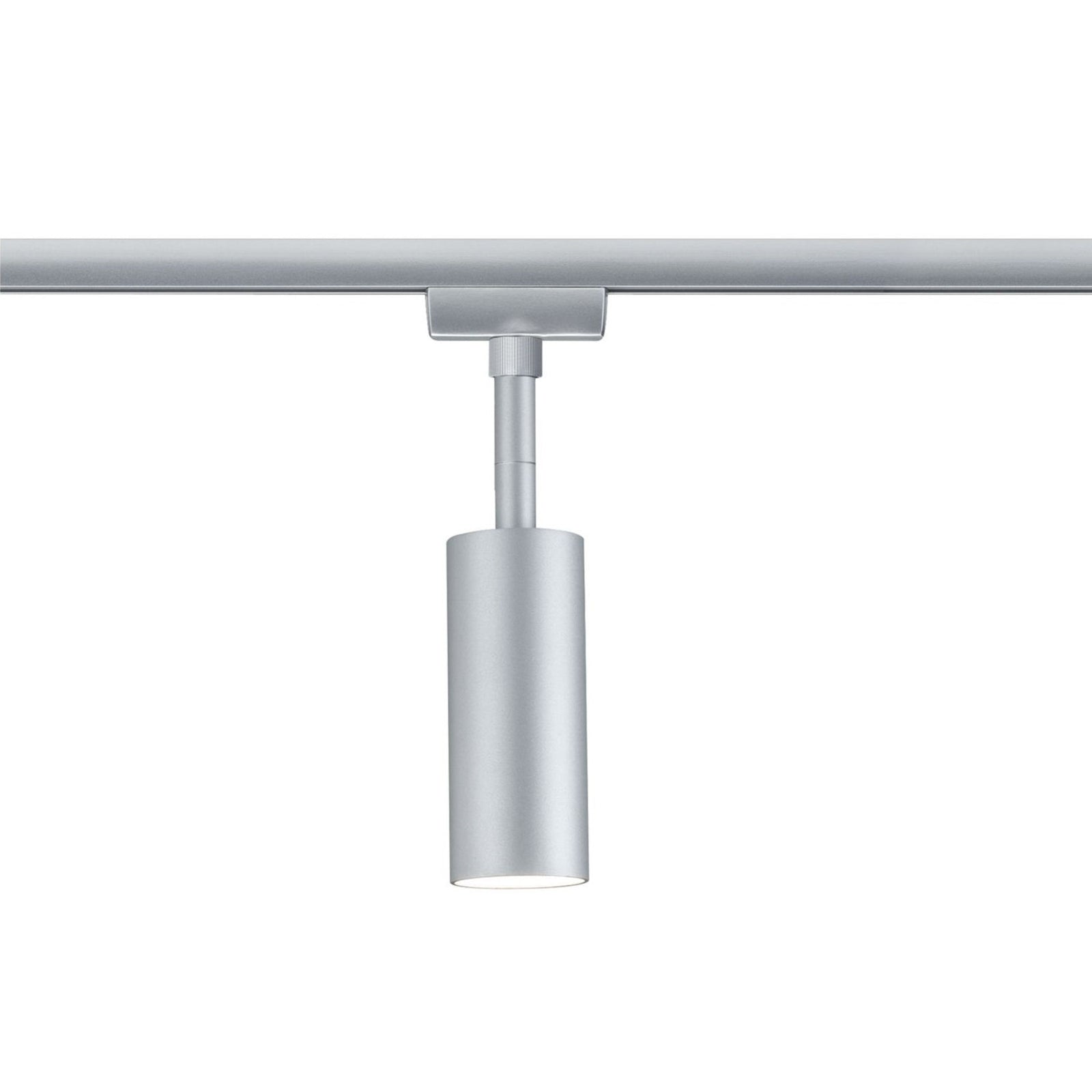 Nærbilde av URail Tubo LED-spot matt krom 5W 3000K varmhvit