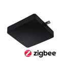 URail ZigBee midtinnmating svart dimbar 300W Paulmann forfra