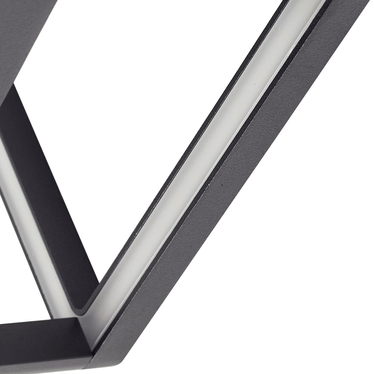 LED utevegglampe Thorvid svart aluminium i utendørsmiljø