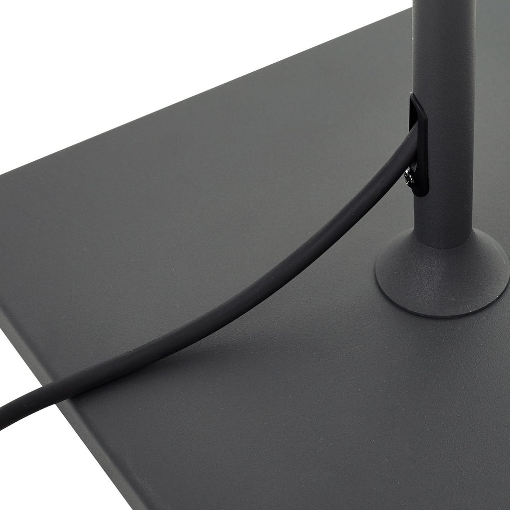 Utegulvlampe Andrei pressstøpt aluminium grå IP54 E27 - Lucande