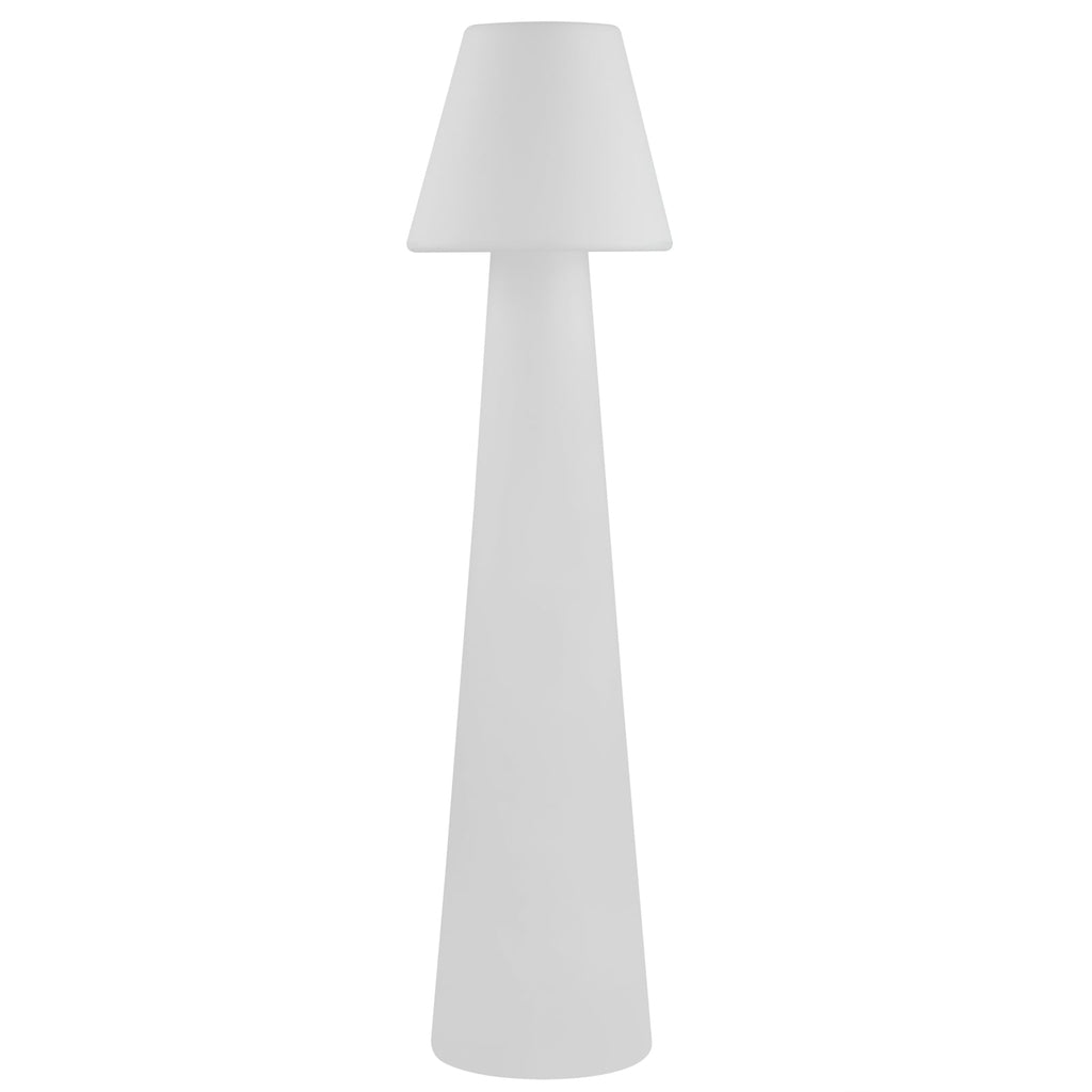 Detalj av Utegulvlampe Gauri hvit plast E27 IP65 107 cm