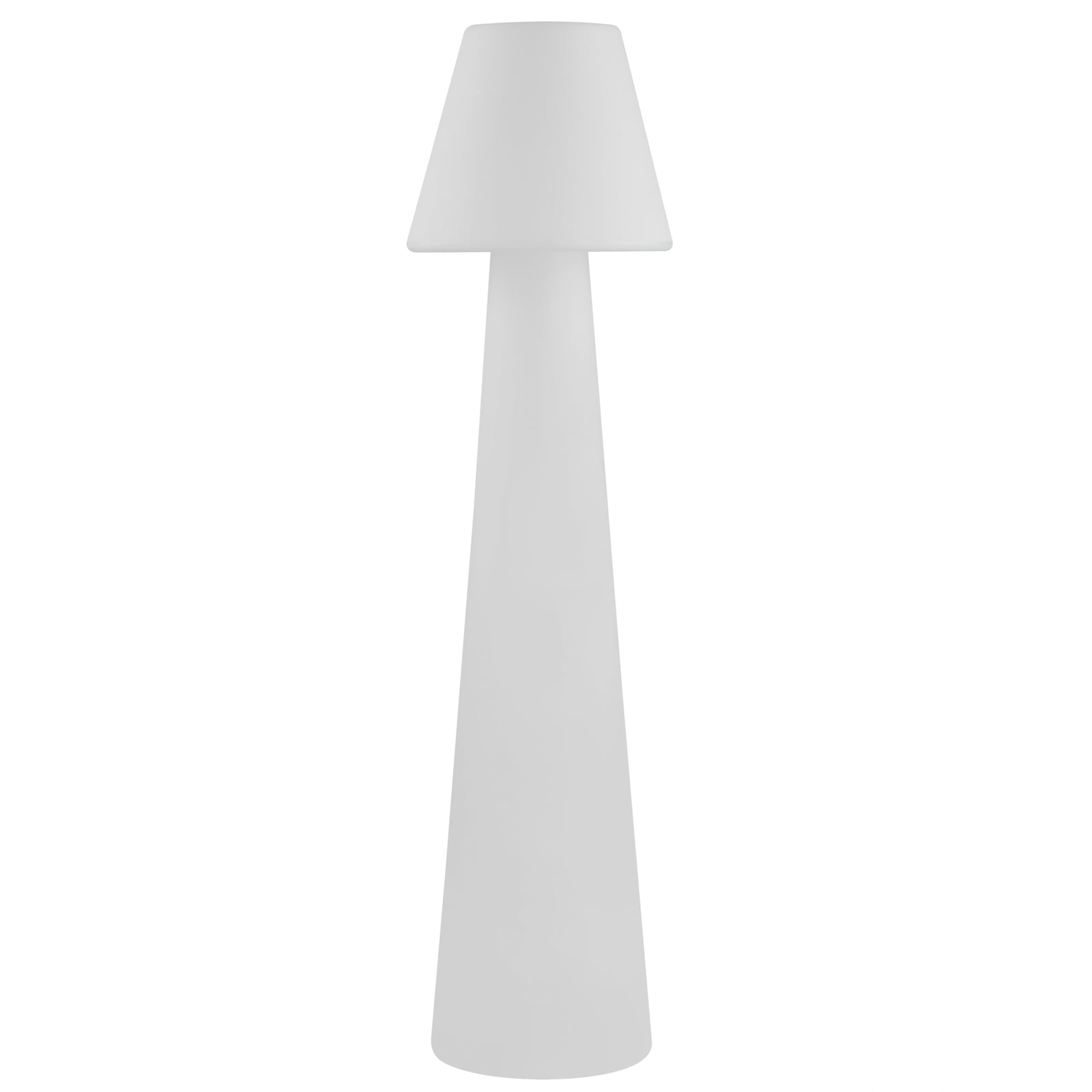 Detalj av Utegulvlampe Gauri hvit plast E27 IP65 107 cm