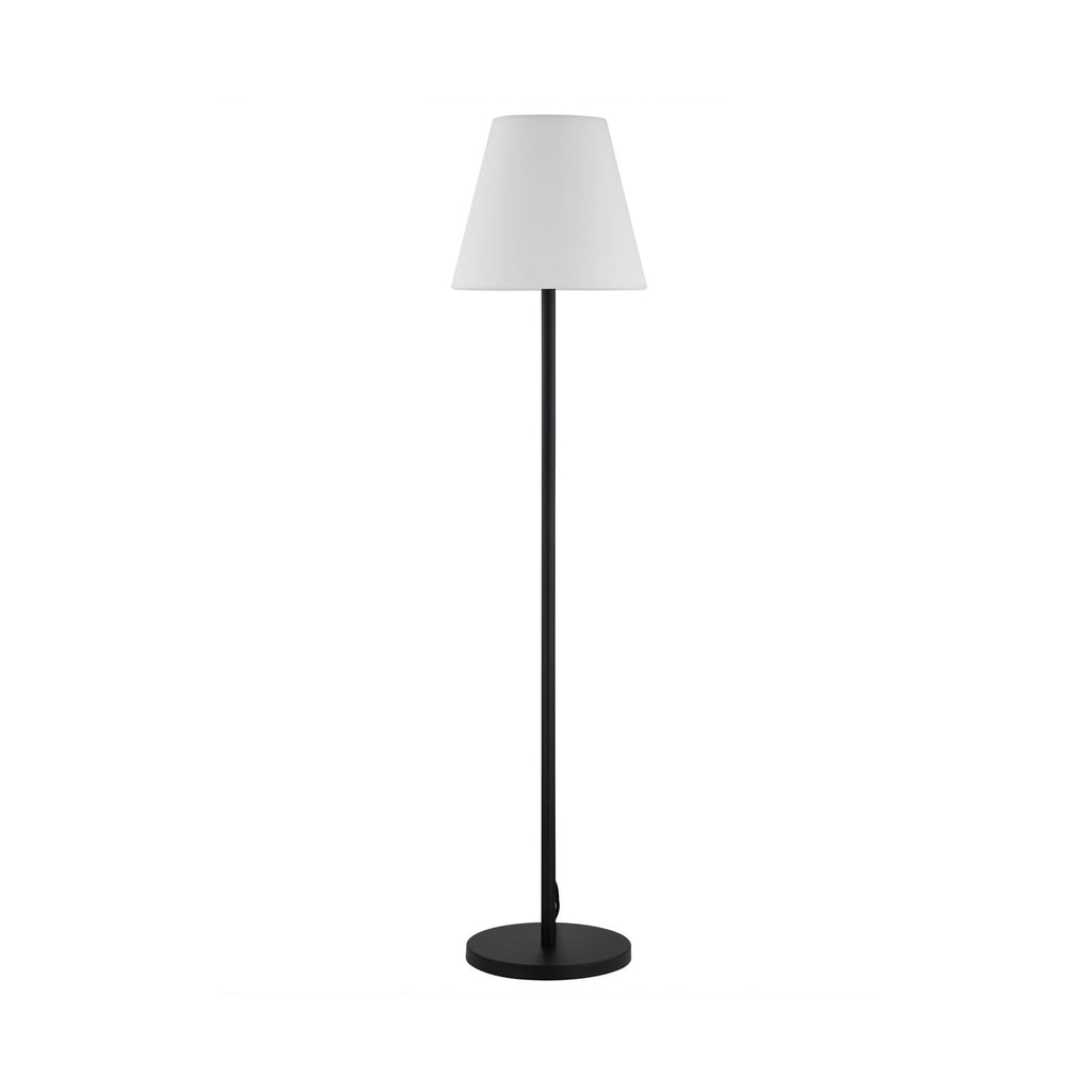 Utegulvlampe Jaimy svart/hvit aluminium montert ute