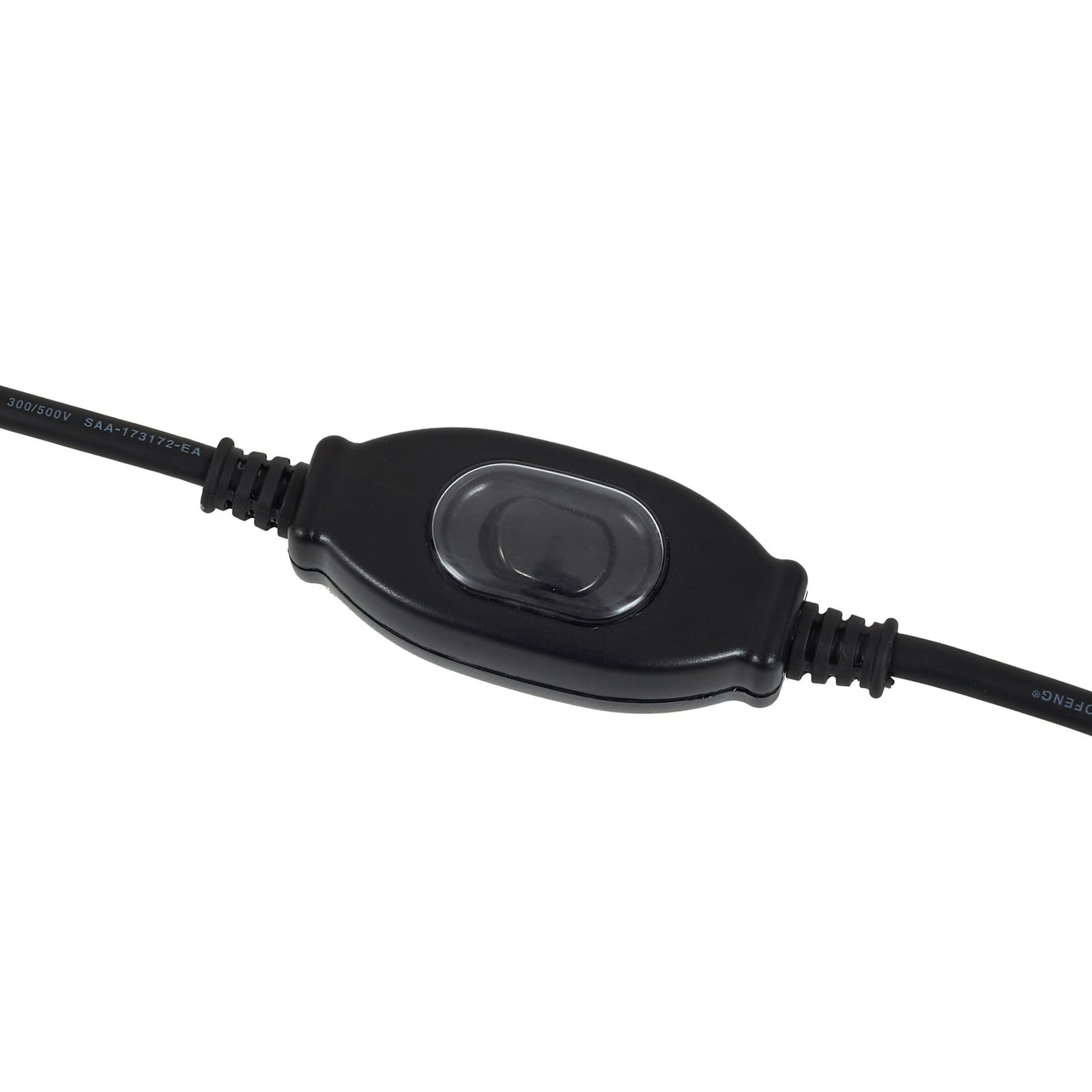 Utegulvlampe Taryn trefarget/svart plast E27 172 cm med kabel