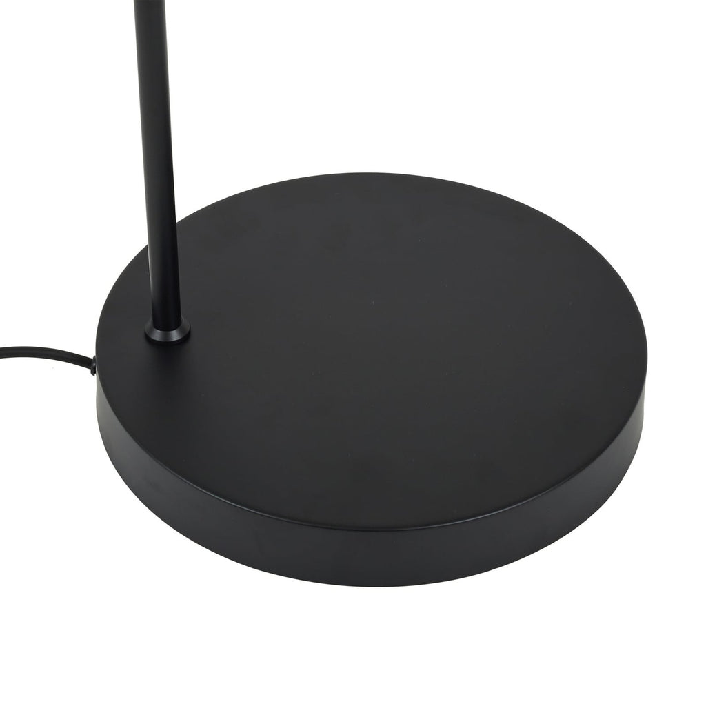 Utegulvlampe Taryn trefarget/svart plast E27 172 cm i naturlig miljø