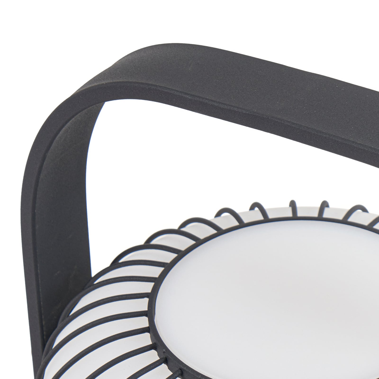 Utegulvlampe Tayori svart aluminium Ø32 cm IP44 E27 - Lucande