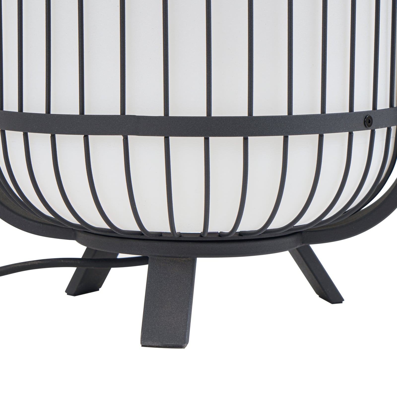 Utegulvlampe Tayori svart aluminium Ø32 cm IP44 E27 - Lucande