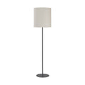 Utendørs gulvlampe Agnar tekstil beige/mørkegrå forfra