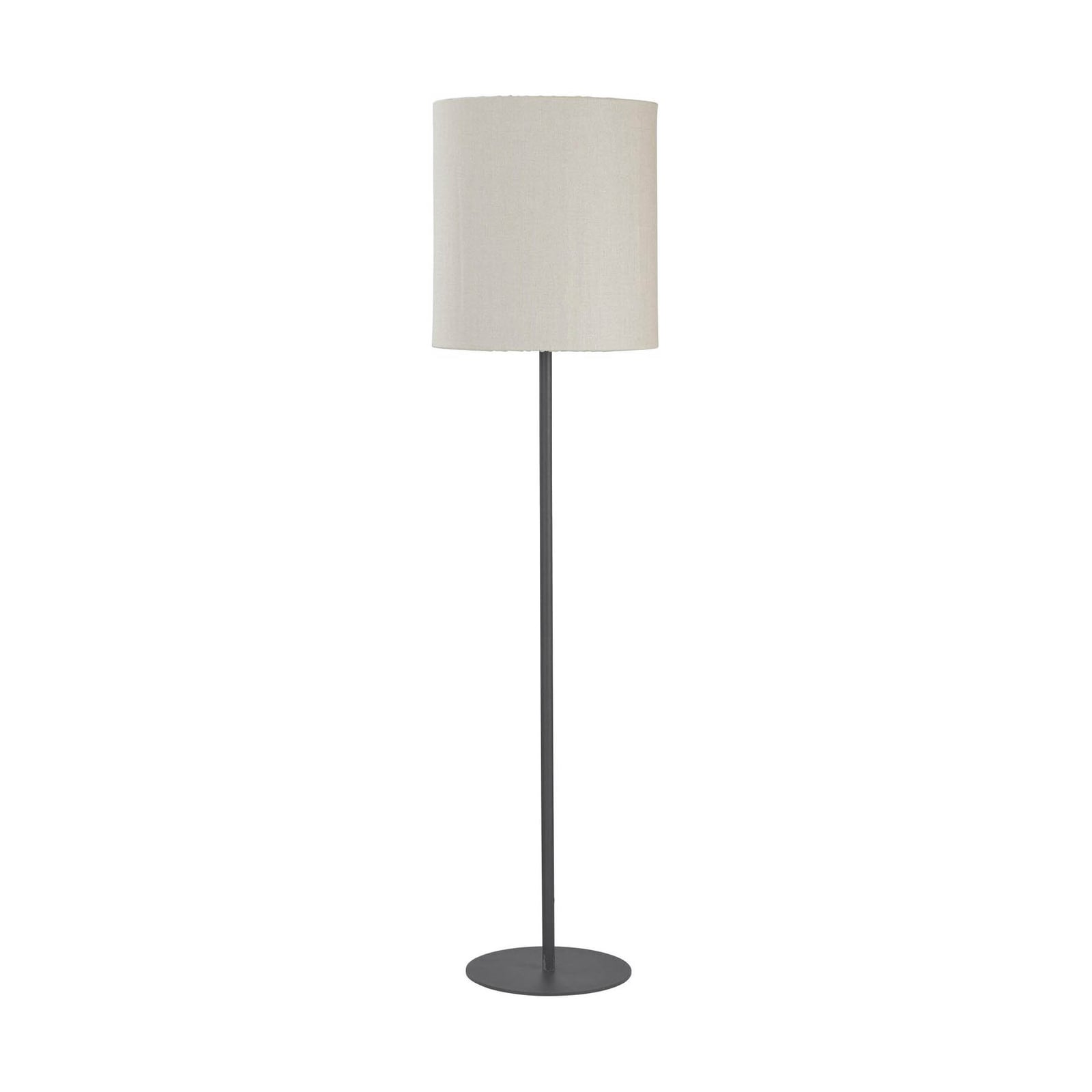 Utendørs gulvlampe Agnar tekstil beige/mørkegrå forfra