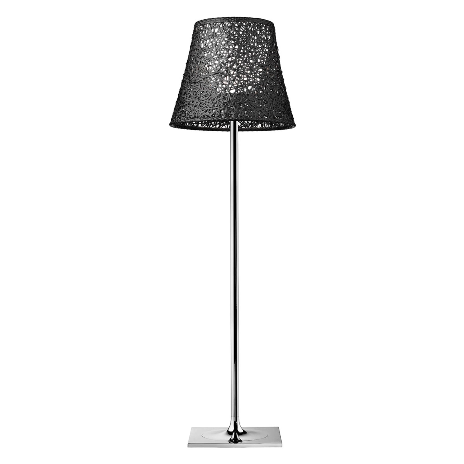 Utendørs gulvlampe KTribe F3 Green Wall dimbar IP44 forfra