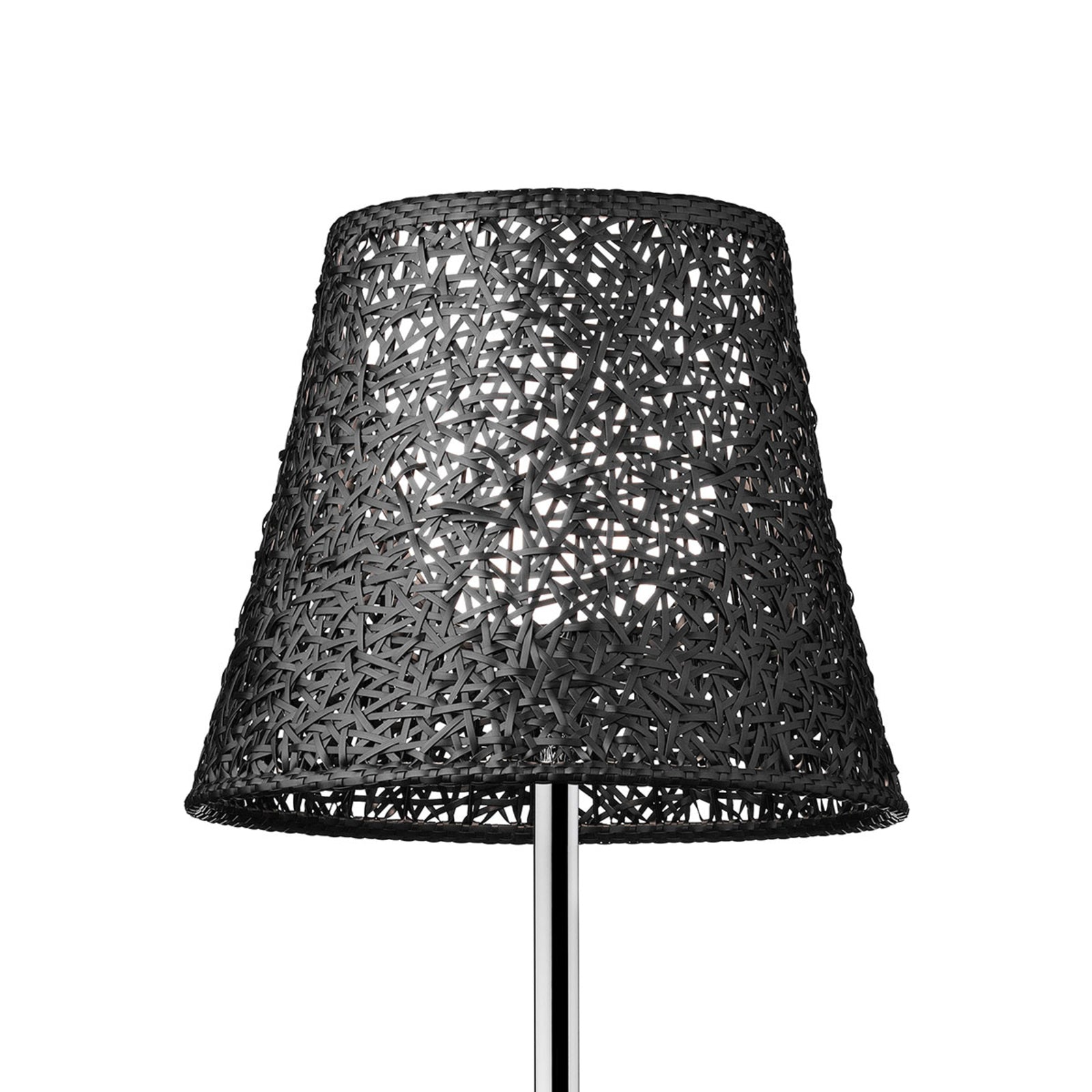 Detalj av dimmer og skjerm på Utendørs gulvlampe KTribe F3 Green Wall dimbar IP44