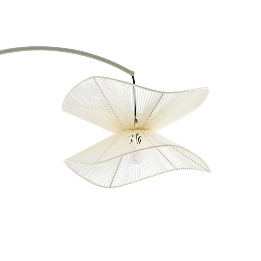 Utendørs gulvlampe Valdorin beige E27 sideprofil
