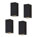 Utevegglampe Lavina 2-lys GU10 antrasitt IP65 dimbar front