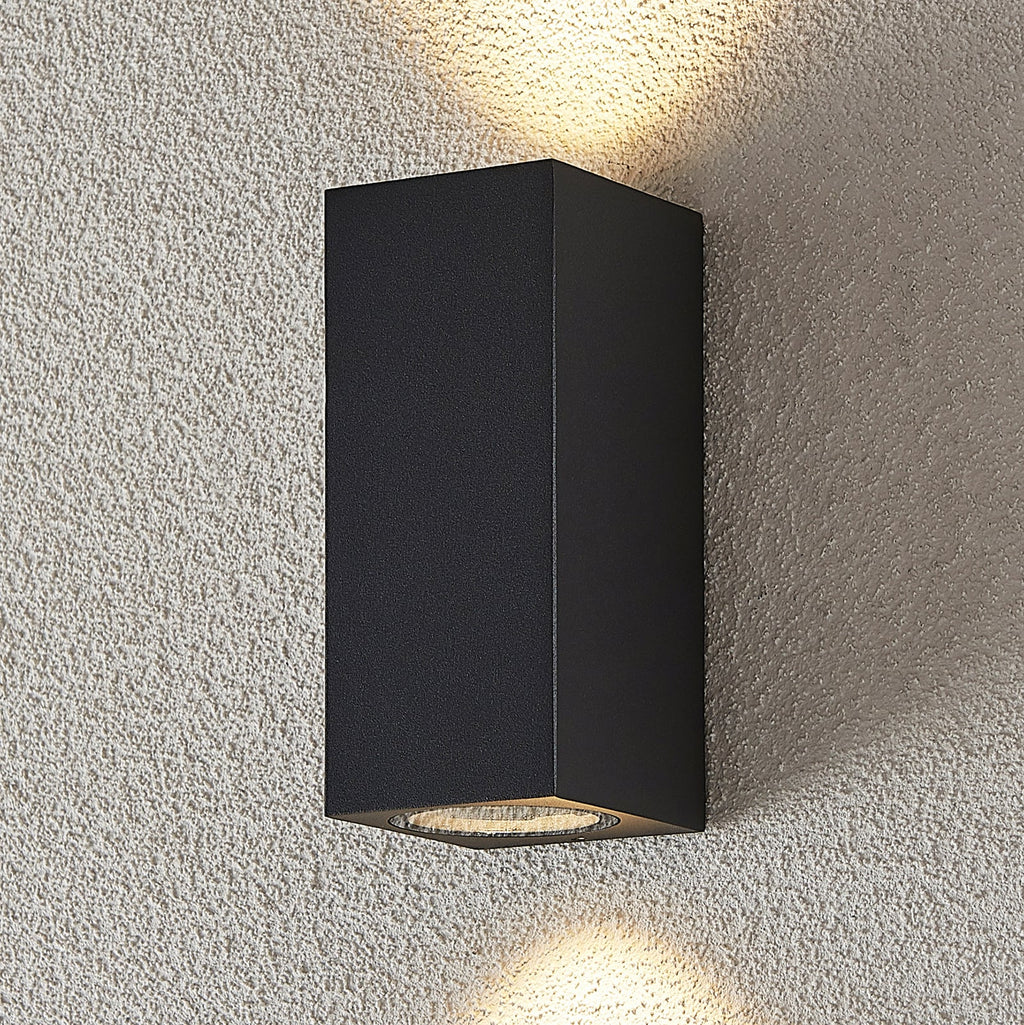 Utevegglampe Lavina 2-lys GU10 antrasitt IP65 dimbar nærbilde