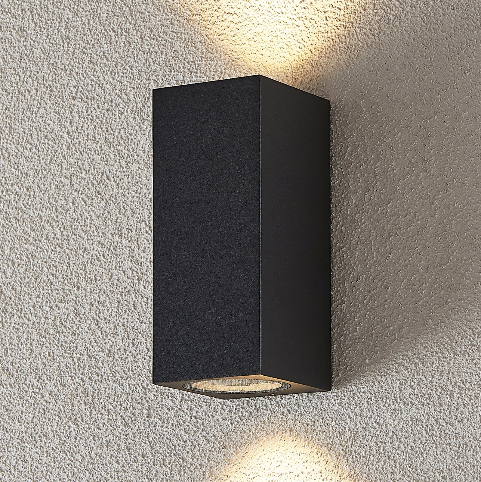 Utevegglampe Lavina 2-lys GU10 antrasitt IP65 dimbar nærbilde