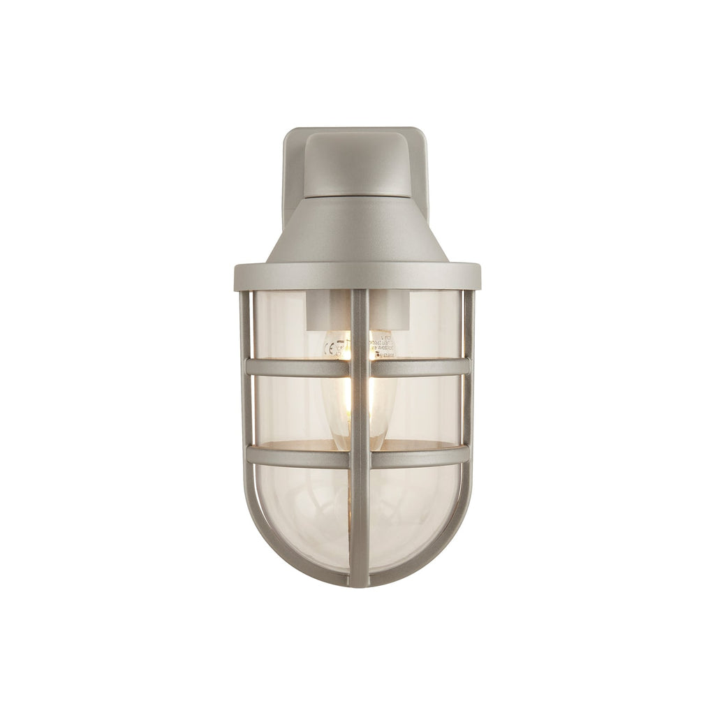 Utevegglampe X Seaside burform sølv bakside