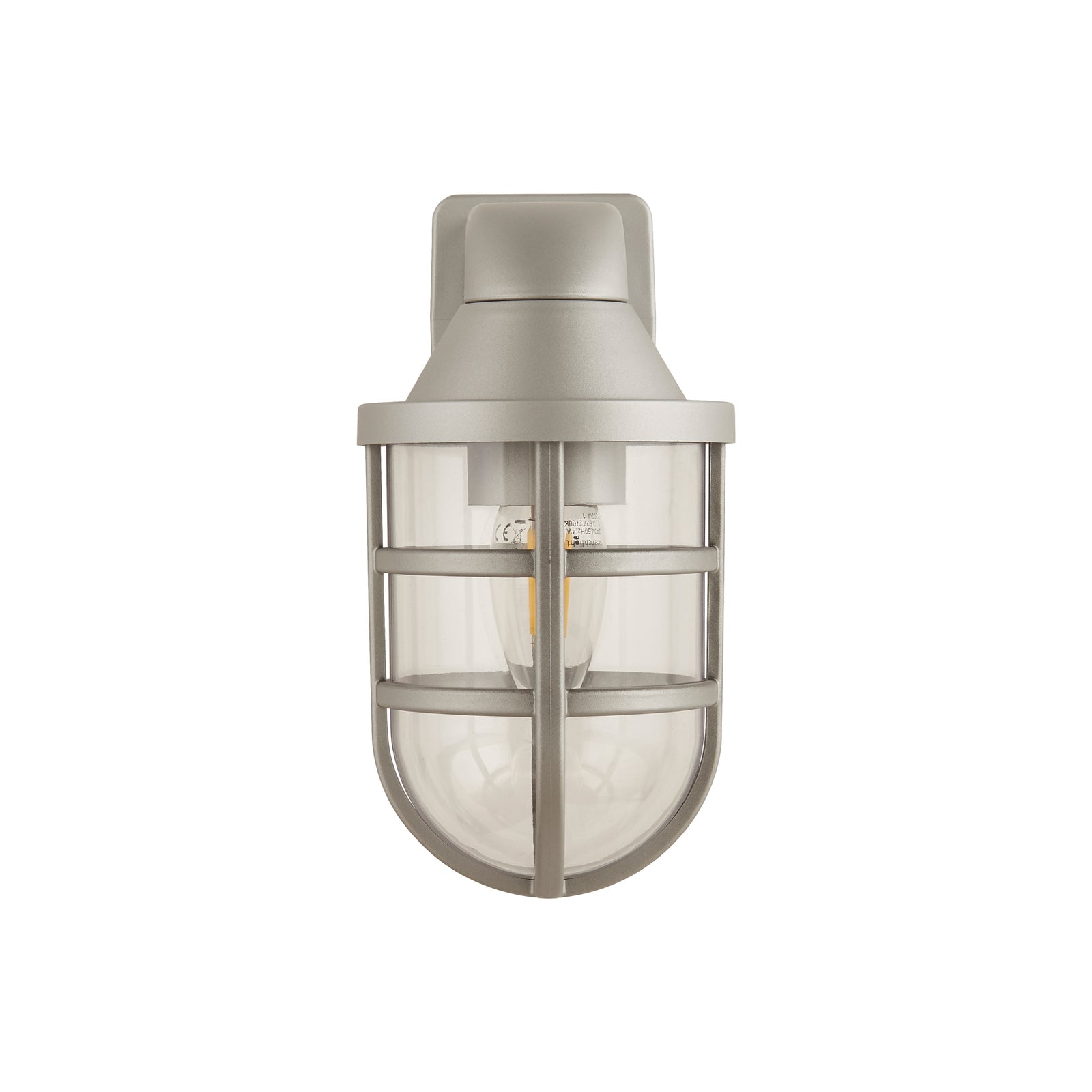 Montert Utevegglampe X Seaside burform sølv ute