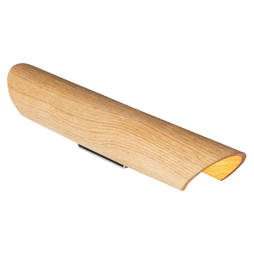 Montert Vegglampe Colombia eik opp/ned GU10 dimbar 38 cm i interiør