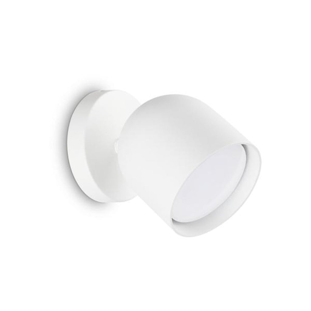 Vegglampe Dodo justerbar hvit metall GX53 forfra
