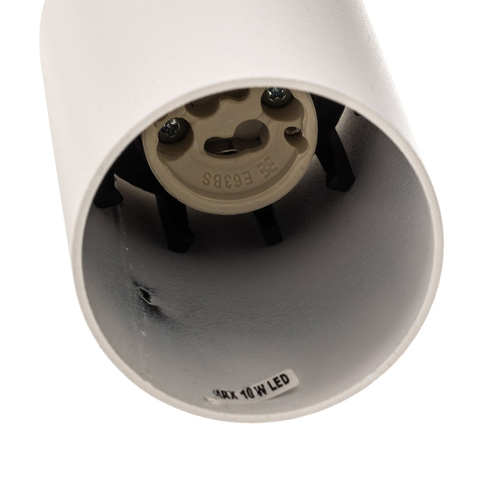 Vegglampe Eye Flex S hvit stål med justerbar høyde