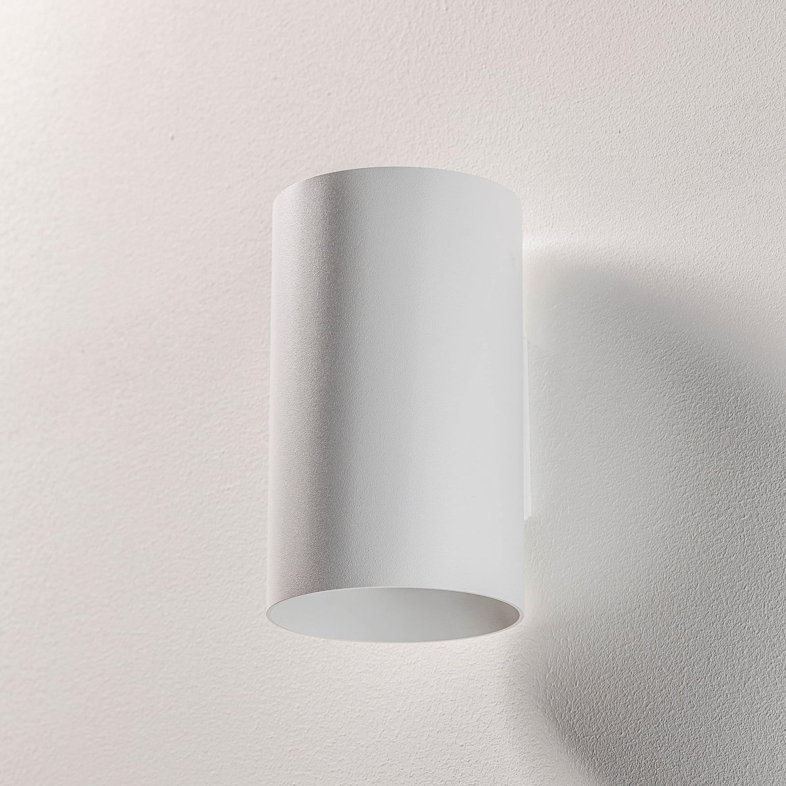 Vegglampe Eye hvit stål GU10 2-lys dimbar bakside