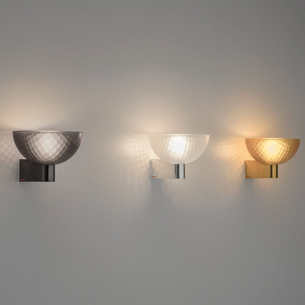 Vegglampe Fata LED transparent polymer E14 Kartell nærbilde