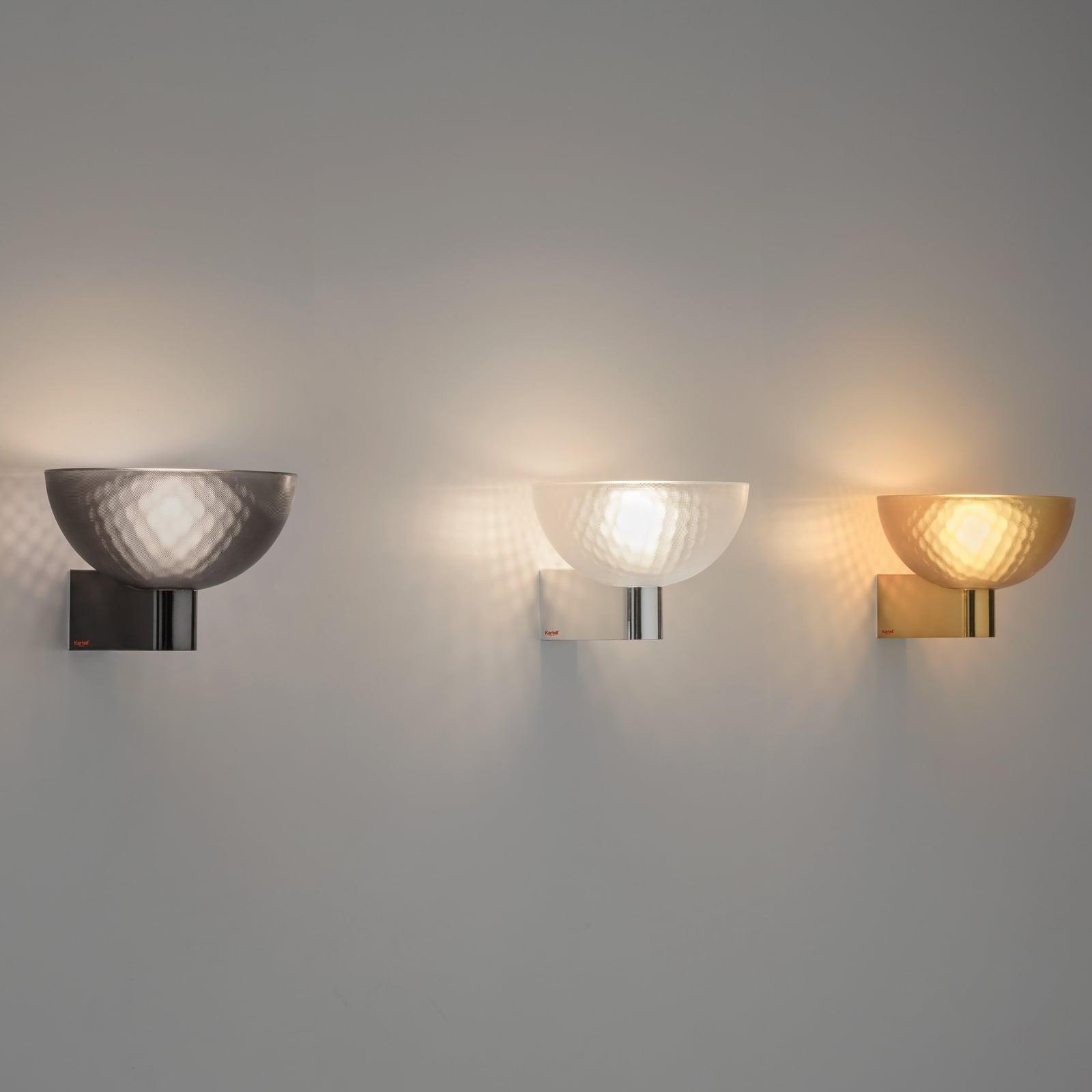 Vegglampe Fata LED transparent polymer E14 Kartell nærbilde