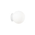 Vegglampe Mapa kuleformet opalglass Ø10 cm G9 hvit forfra
