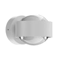 Vegglampe Puk Mini Wall LED 2x8W klar linse hvit matt forfra