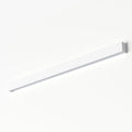 Vegglampe Straight L hvit 122 cm forfra